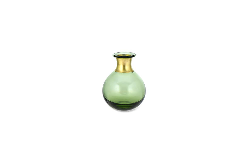 Mini vase en verre Miza - Vert