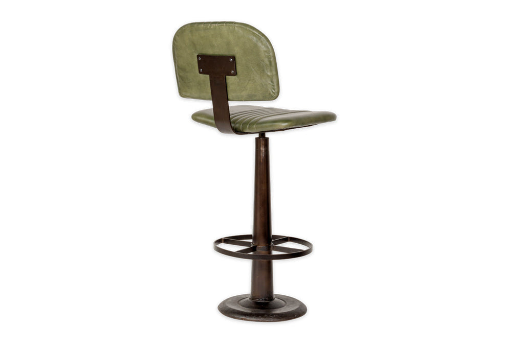 Chaise de bar Narwana - Vert riche