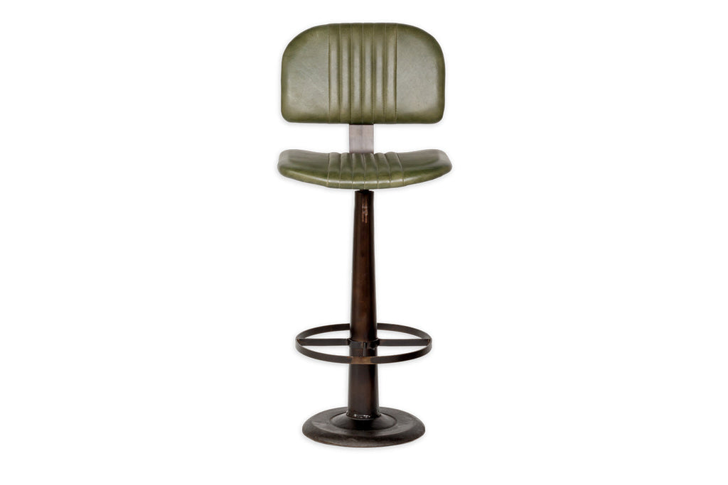 Chaise de bar Narwana - Vert riche