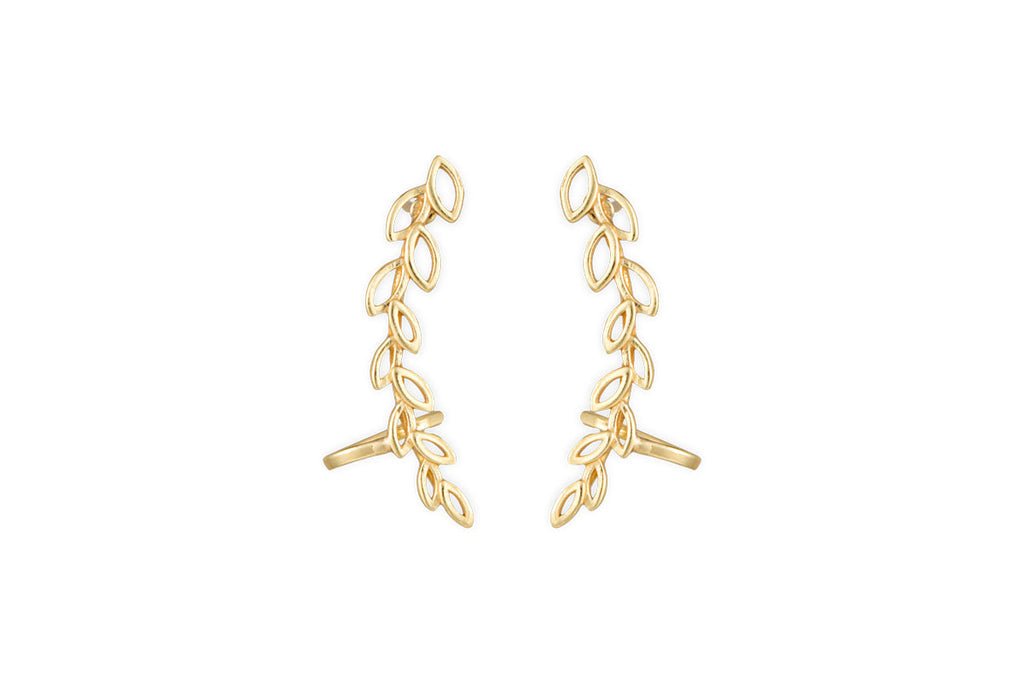 Boucles d'oreilles grimpantes Pritee - Or