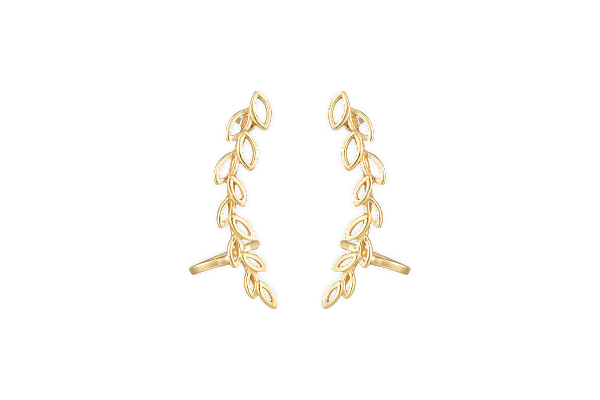 Boucles d'oreilles grimpantes Pritee - Or