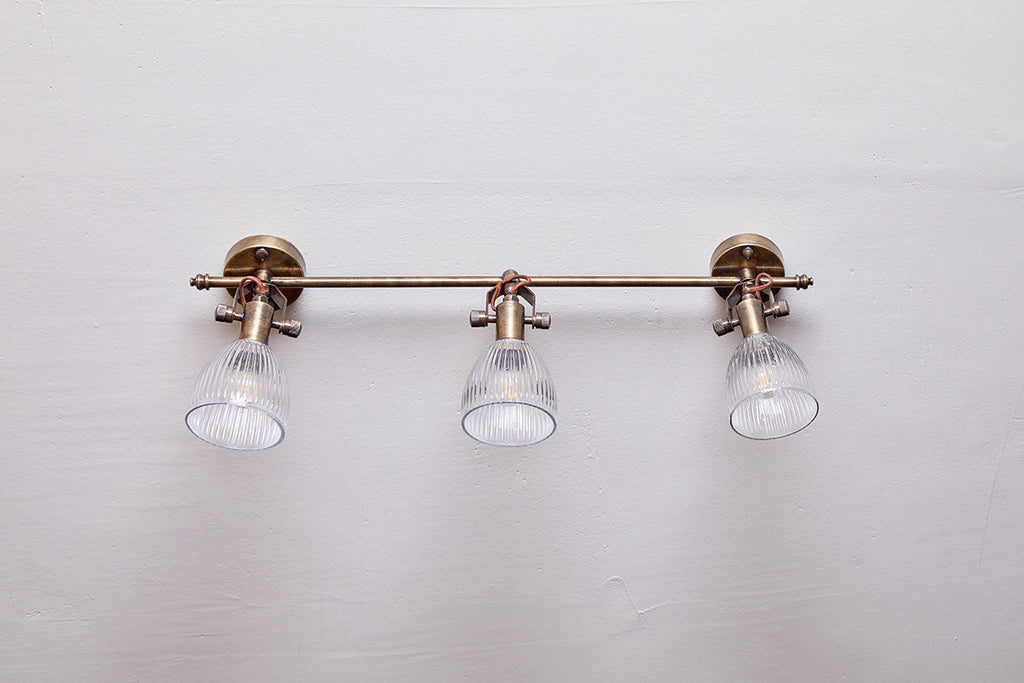 Barre de spots de plafond Rarni - Laiton antique