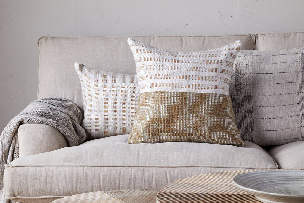 Housse de coussin recyclée Samata - Mousse