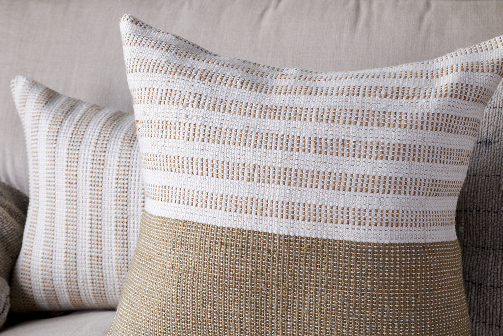 Housse de coussin recyclée Samata - Mousse