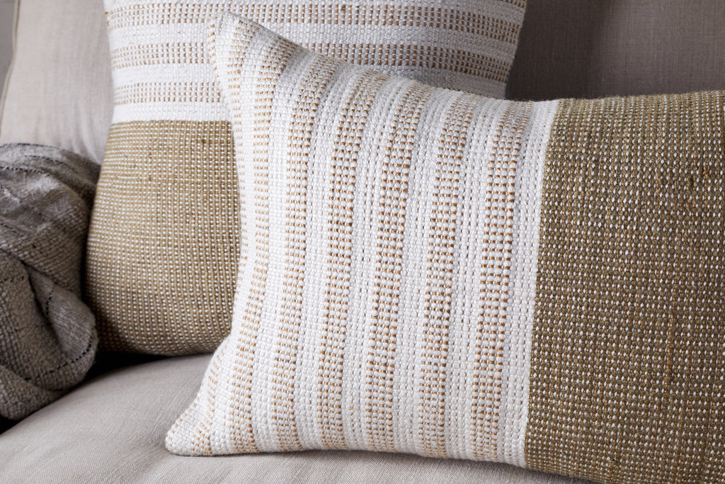 Housse de coussin recyclée Samata - Mousse