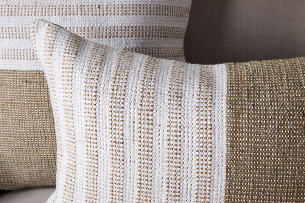 Housse de coussin recyclée Samata - Mousse