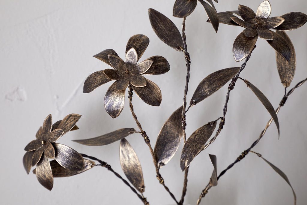 Tige de fleur Svara - Laiton antique