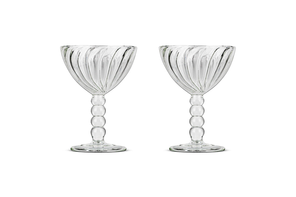Verre à champagne Santosa - Transparent (Ensemble de 2)