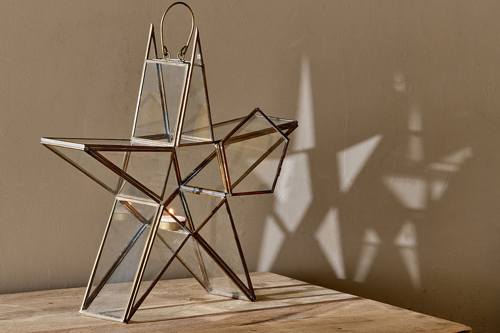 Étoile debout Sanwi en laiton