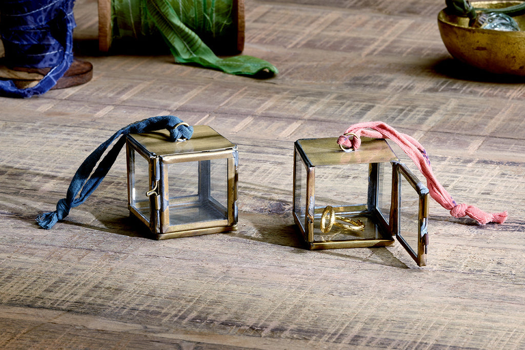 Décorations Tiny Kiko Box (lot de 2) - Laiton antique