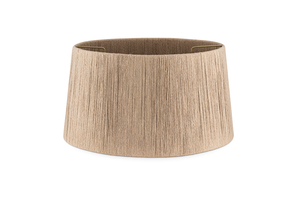 Abat-jour en jute tissé Tiwa - Naturel