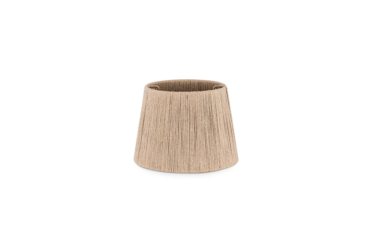 Abat-jour en jute tissé Tiwa - Naturel