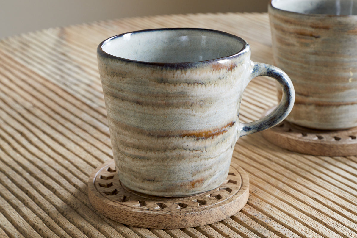 Tasses Vizo - Gris (lot de 2)