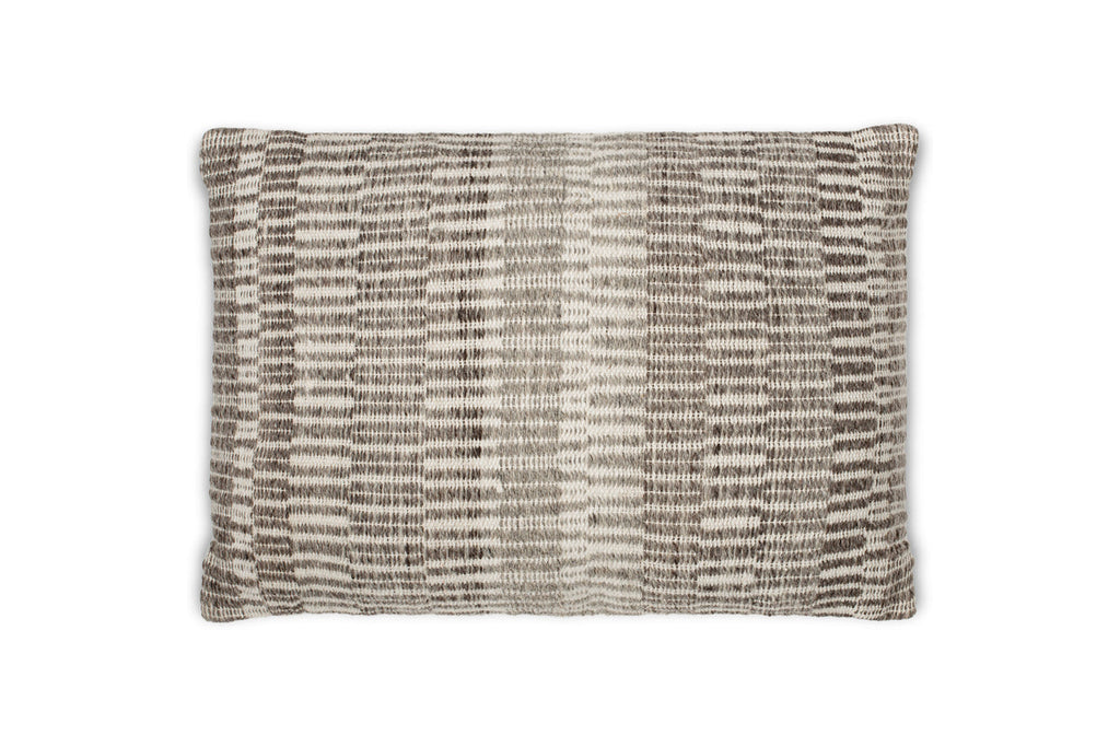 Housse de coussin en laine Aahna - Anthracite