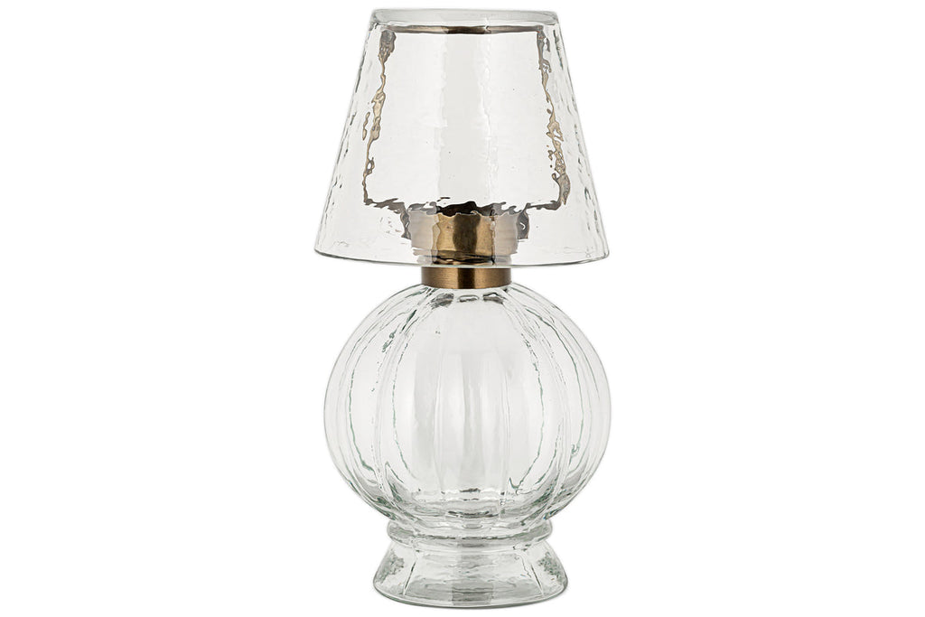 Lampe photophore en verre Adesola - Transparent