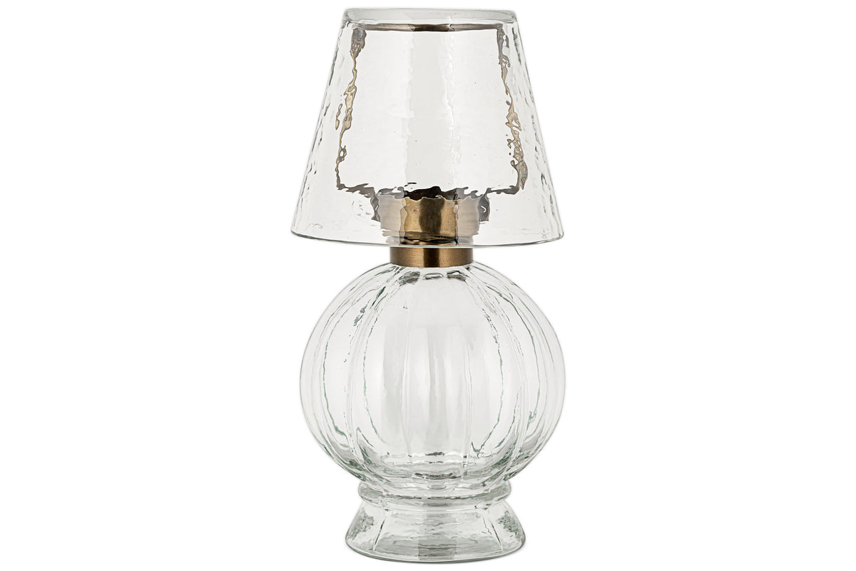 Lampe photophore en verre Adesola - Transparent