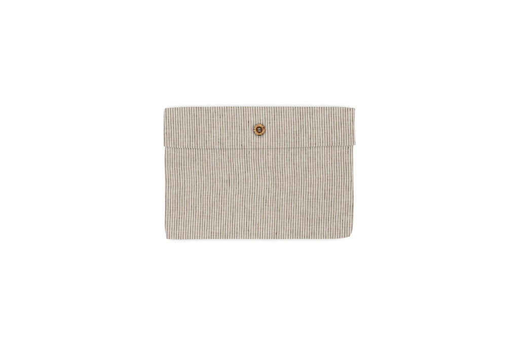 Taies d'oreiller Borba en chanvre et coton pour femme au foyer - Espresso