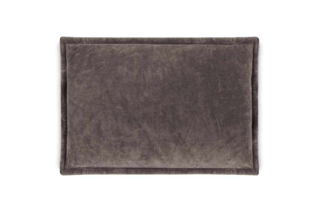 Housse de coussin en velours Dhara - Anthracite
