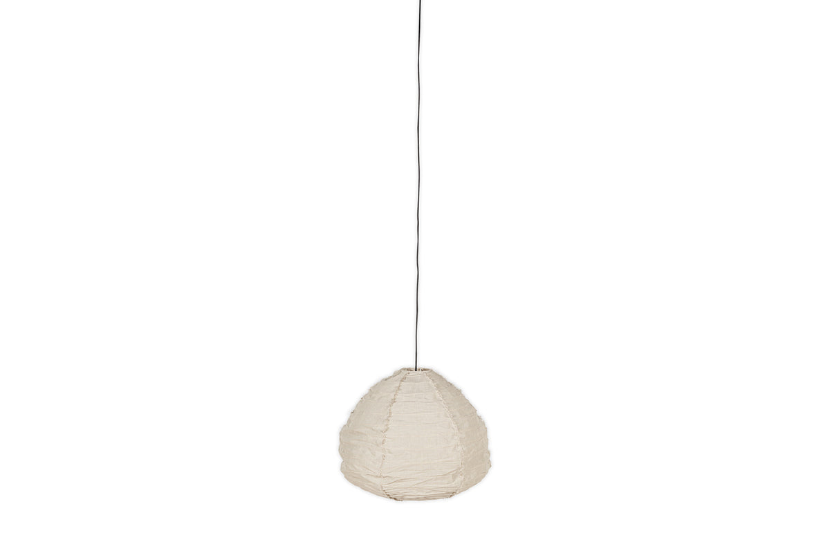 Abat-jour en coton Hirana - Naturel - Grand
