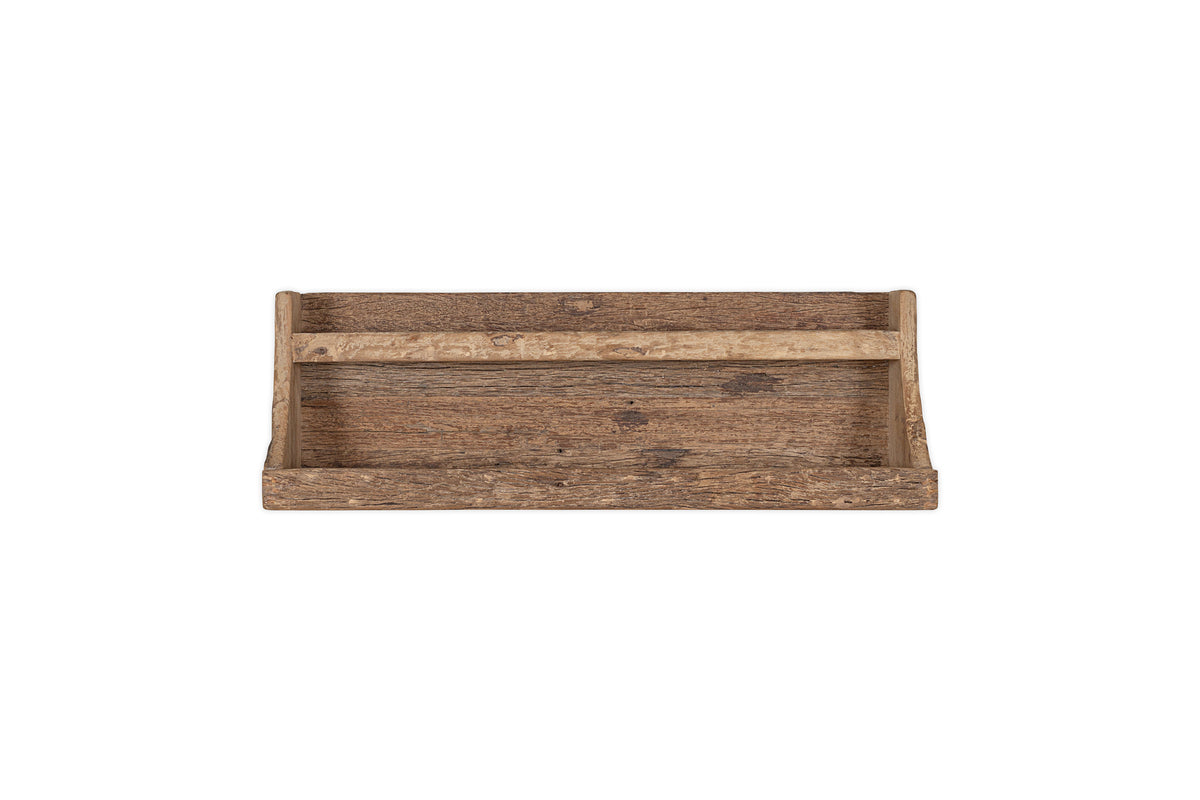 Étagère de rangement en bois recyclé Ibo - Naturel
