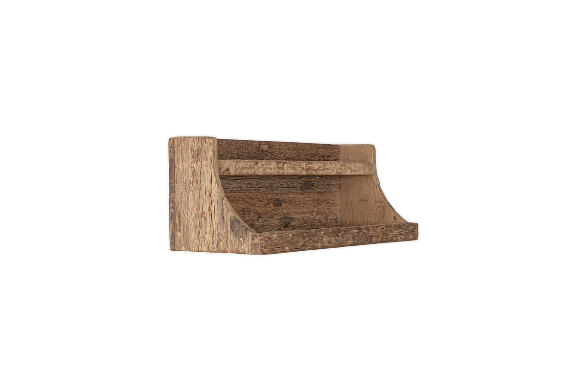 Étagère de rangement en bois recyclé Ibo - Naturel