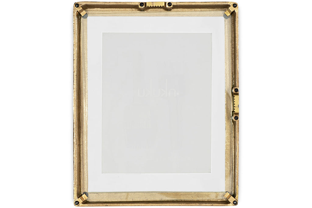 Cadre photo mural Jahala - Laiton antique