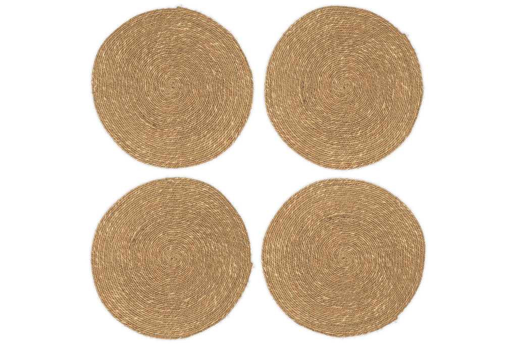 Sets de table tissés Keso - Marron (lot de 4)