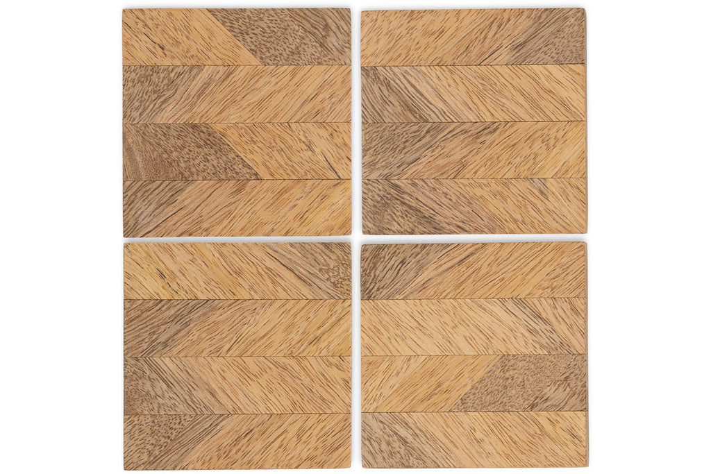 Sous-verres Nalbari - Naturel (lot de 4)