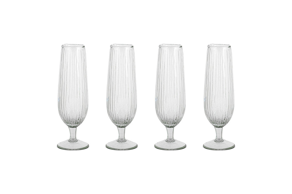 Flûte à champagne Otuba - Transparente (lot de 4)