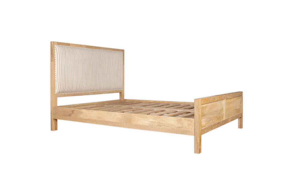 Lit rayé Sanja - Naturel