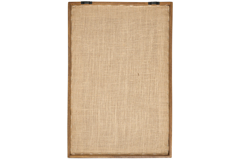 Décoration murale cousue à la main Samaya - Naturel