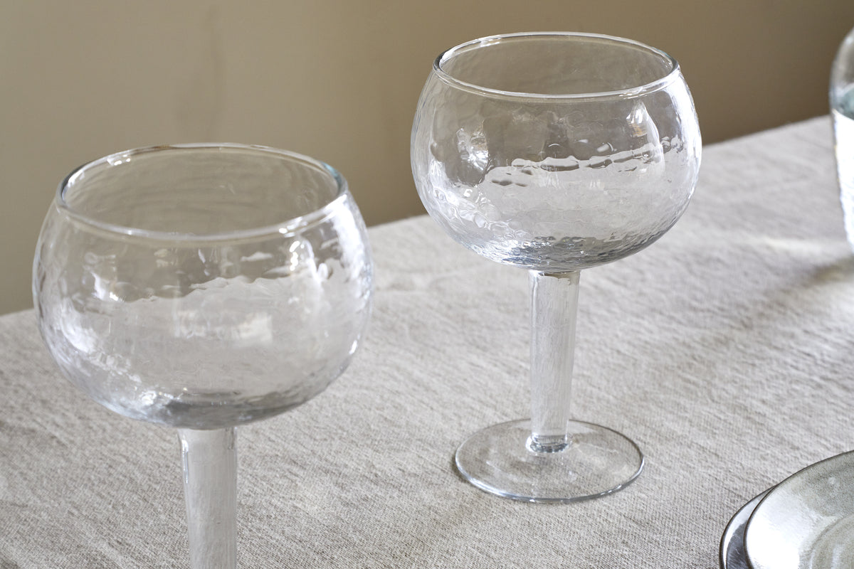 Verre à gin martelé Yala - Transparent (lot de 2)
