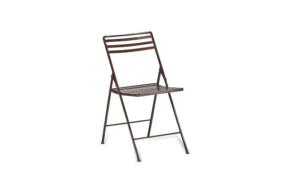 Chaise de bistrot en fer Yealme