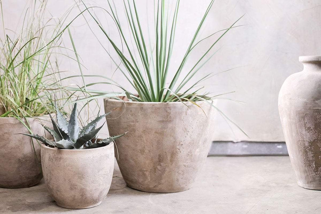 Jardinière en argile Affiti - Grande
